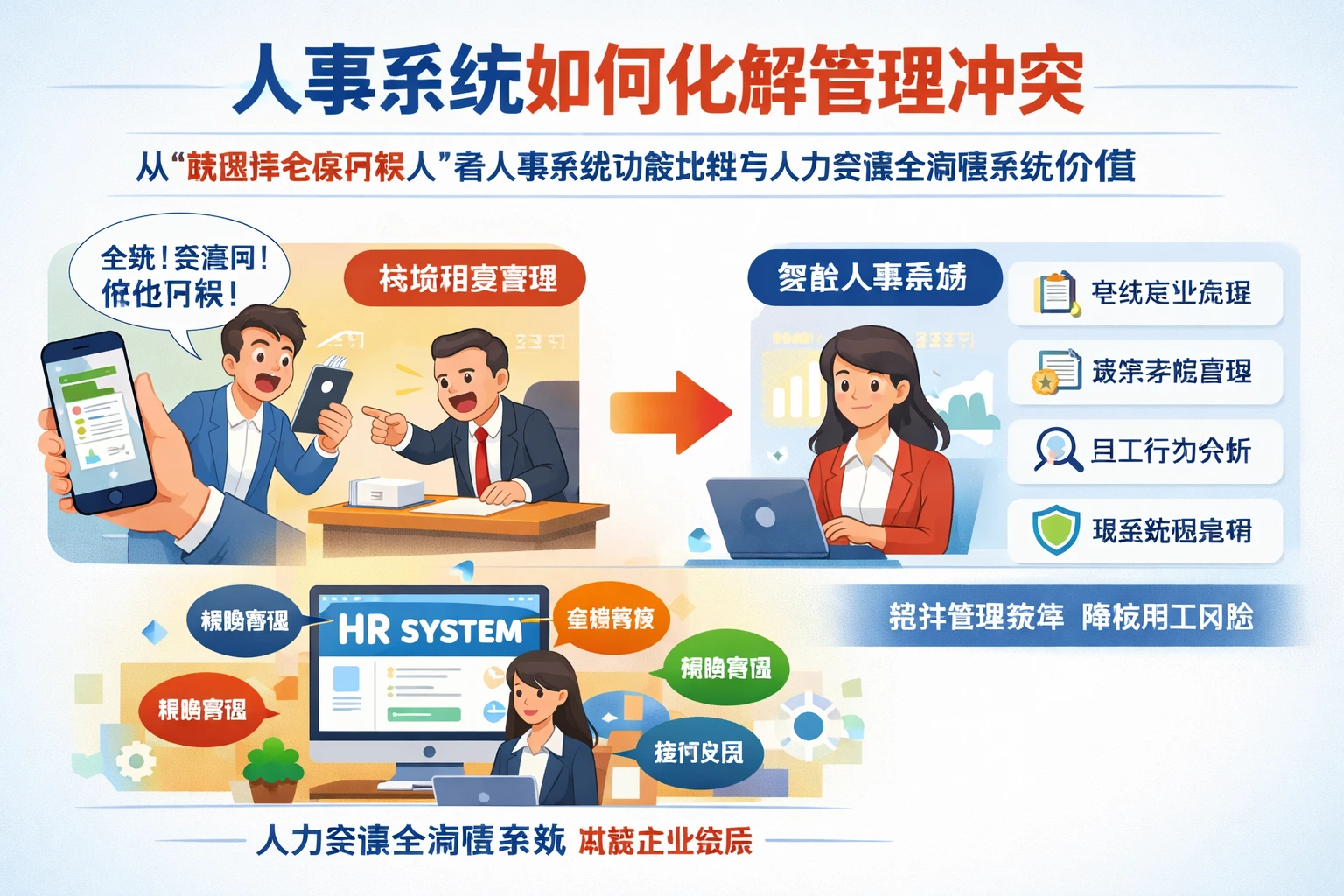人事系统如何化解管理冲突：从“截图给老板开除人”看人事系统功能比较与人力资源全流程系统价值