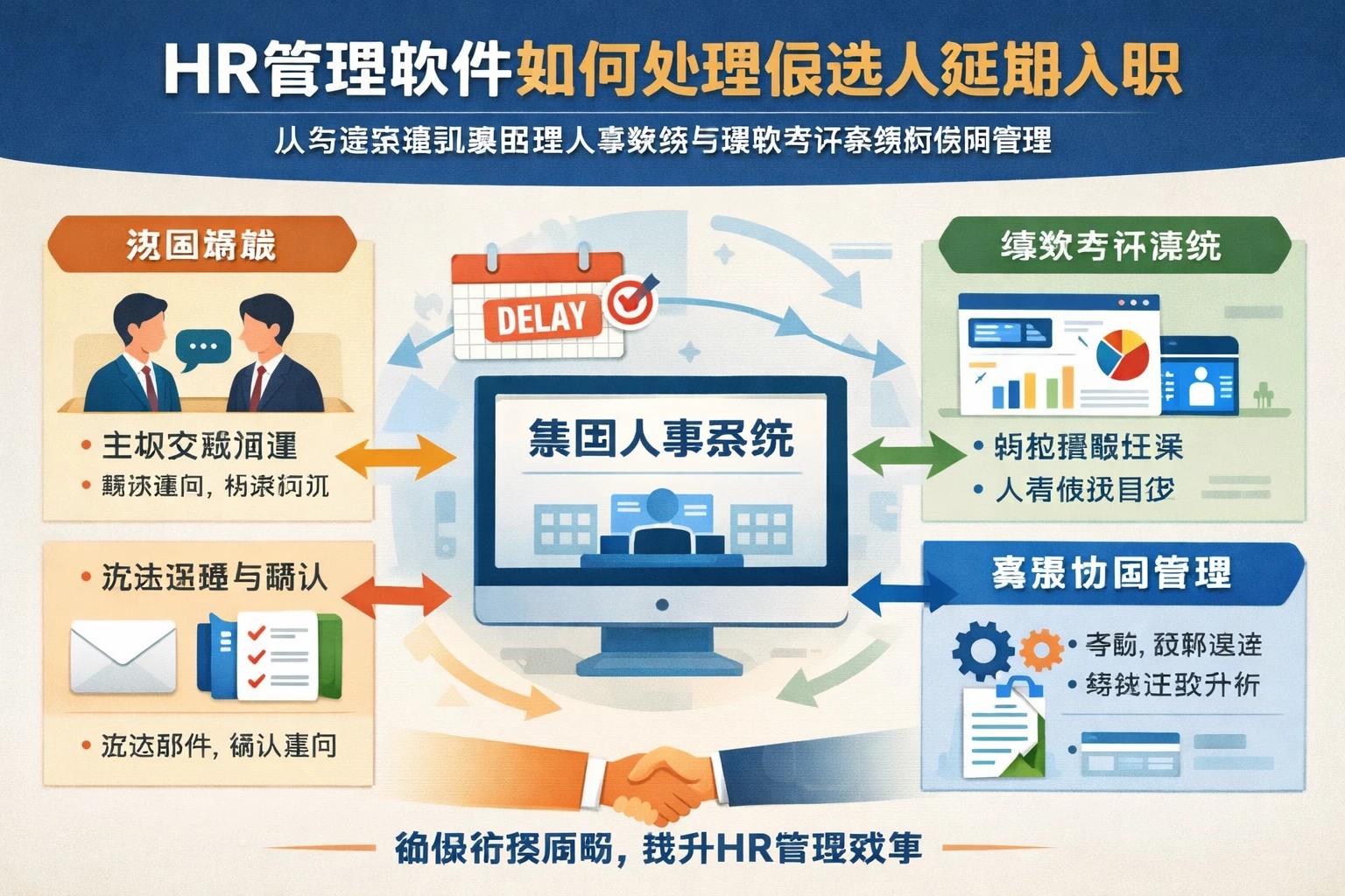HR管理软件如何处理候选人延期入职:从沟通策略到集团型人事系统与绩效考评系统的协同管理