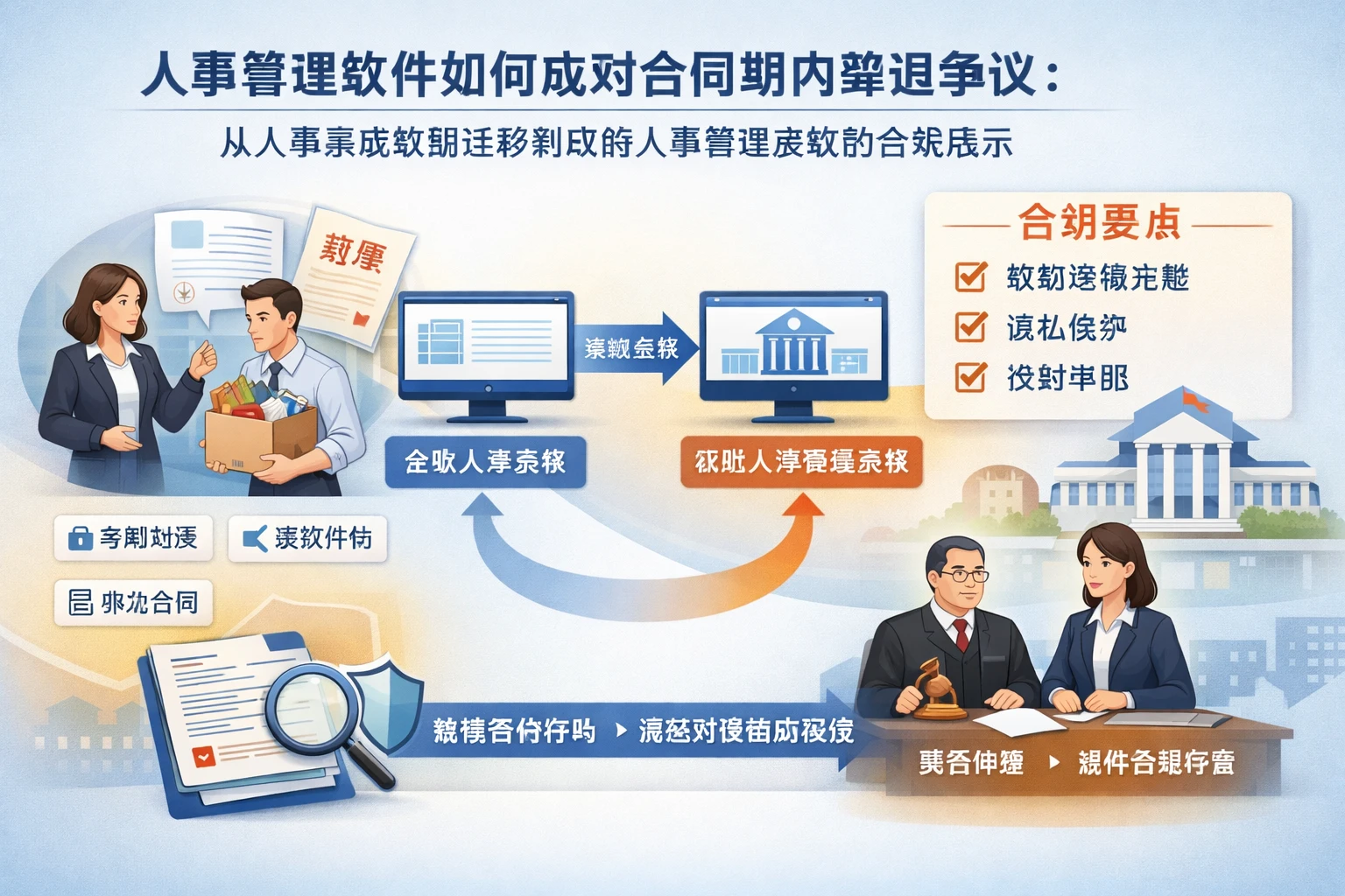 人事管理软件如何应对合同期内辞退争议：从人事系统数据迁移到政府人事管理系统的合规启示