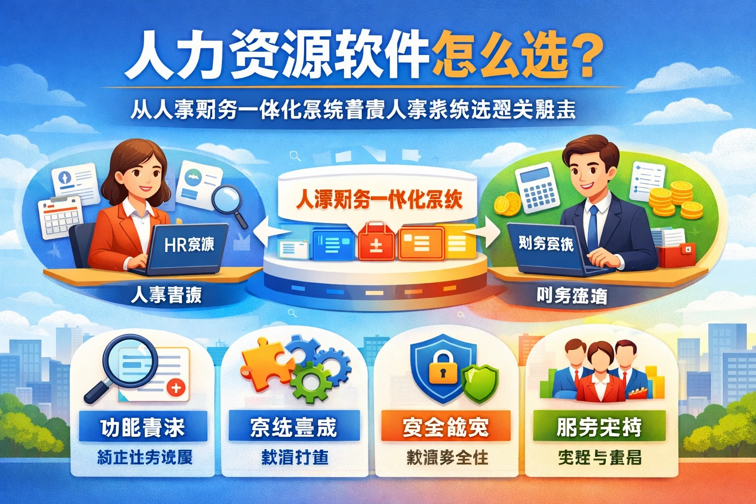 人力资源软件怎么选？从人事财务一体化系统看清人事系统选型关键点