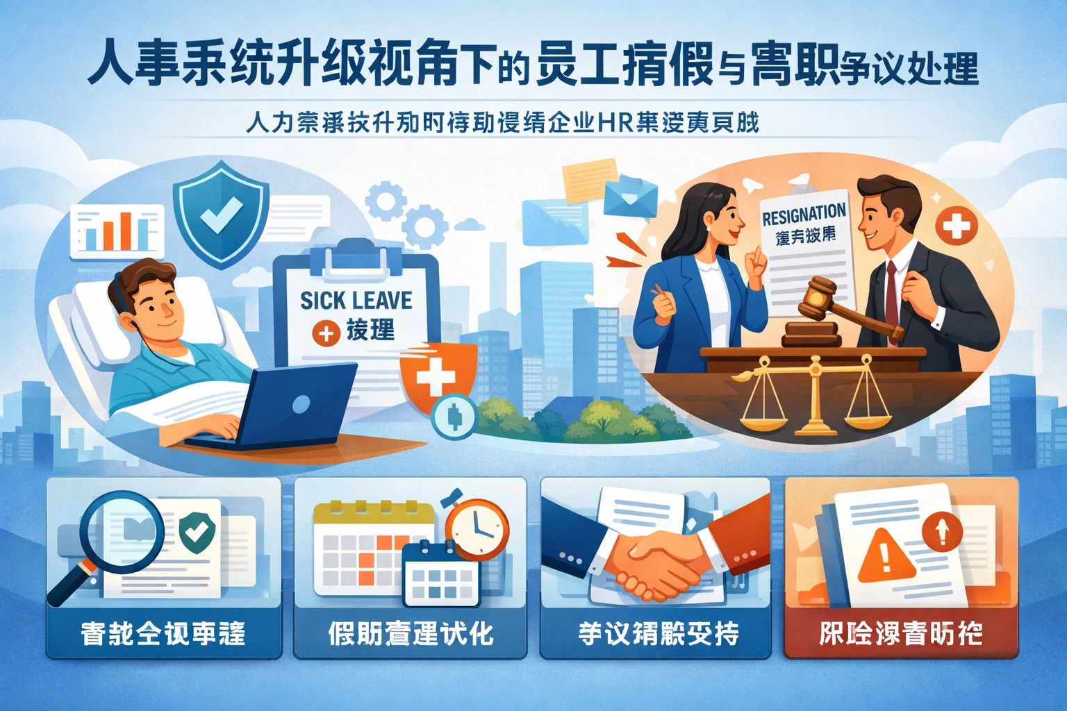 人事系统升级视角下的员工病假与离职争议处理：人力资源软件如何帮助连锁企业HR系统降风险
