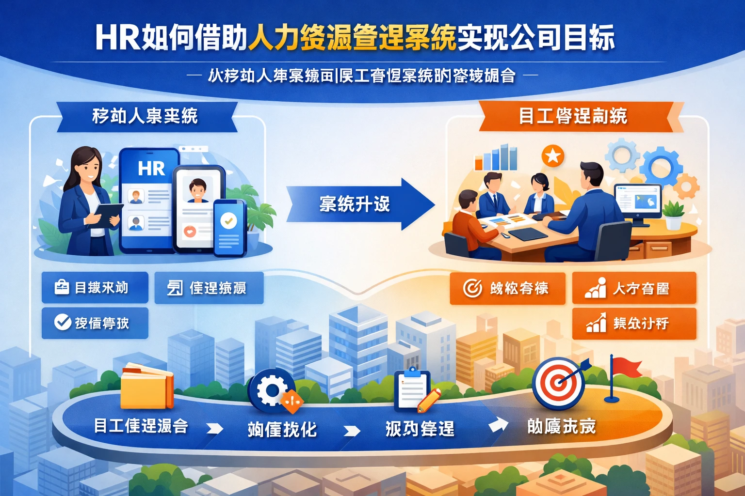 HR如何借助人力资源管理系统实现公司目标：从移动人事系统到员工管理系统的落地路径