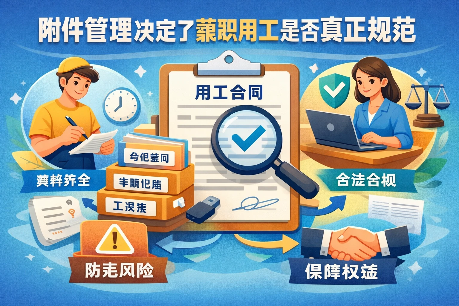 附件管理决定了兼职用工是否真正规范