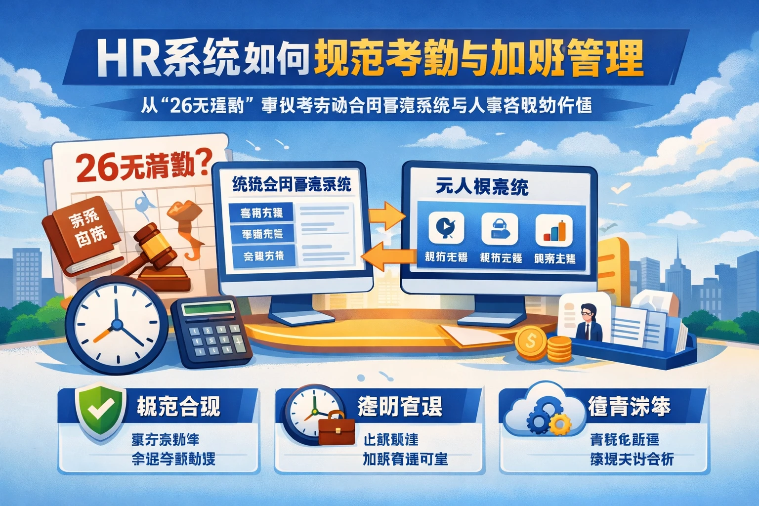HR系统如何规范考勤与加班管理：从“26天满勤”争议看劳动合同管理系统与云人事系统的价值