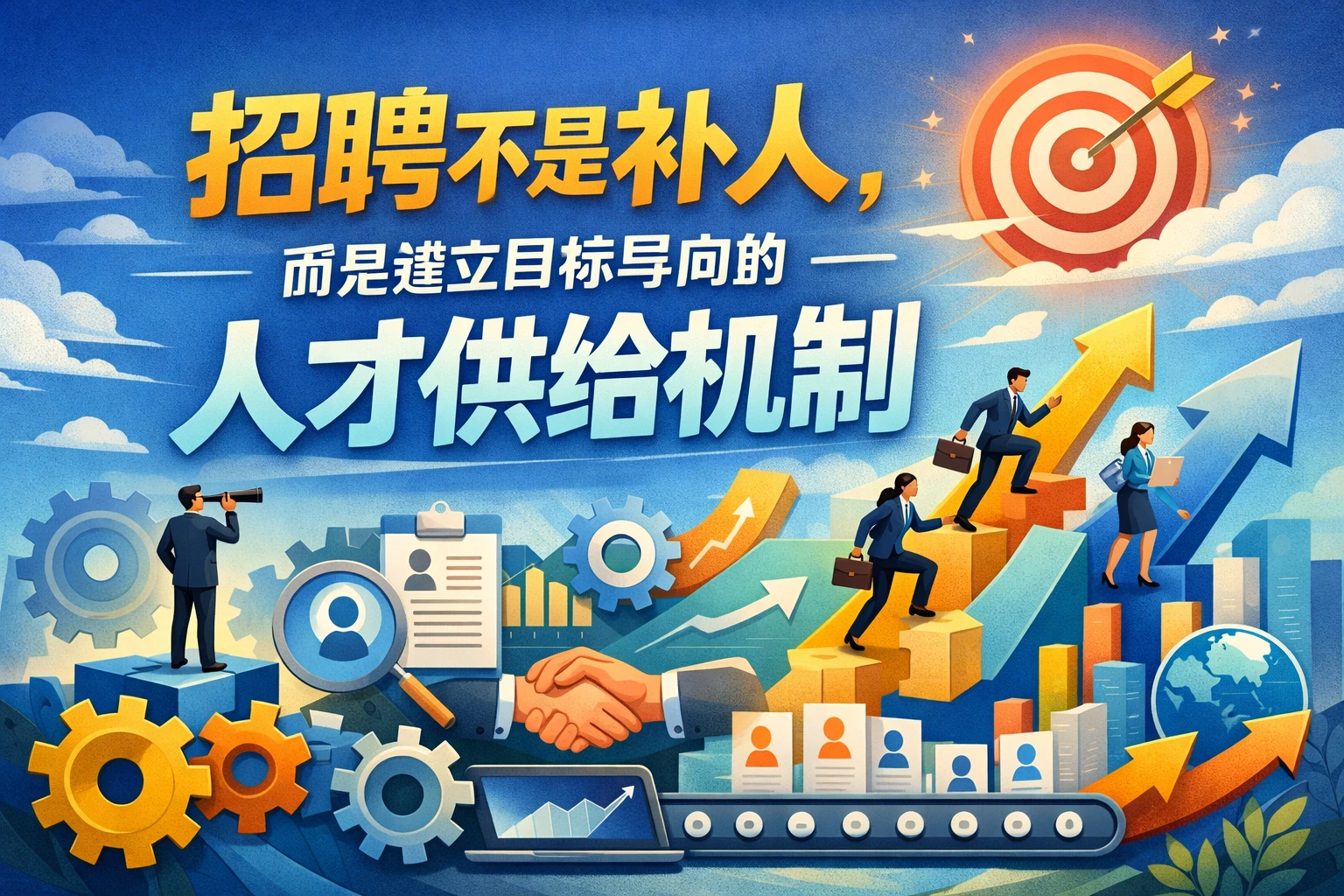 招聘不是补人，而是建立目标导向的人才供给机制