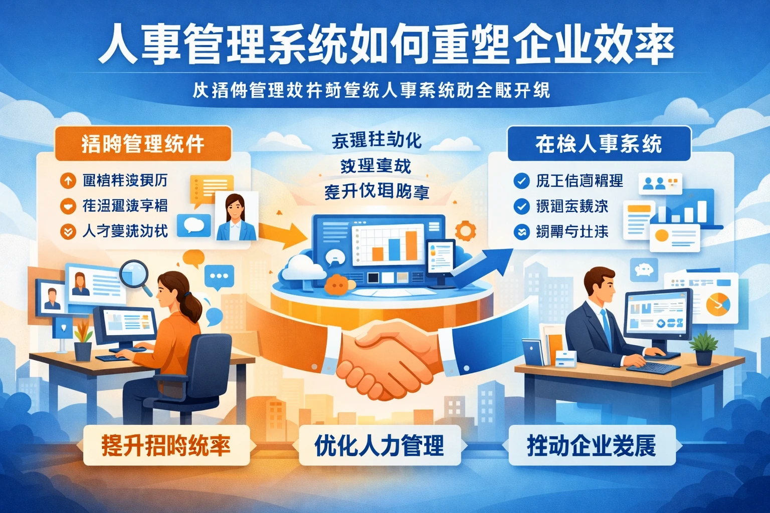 人事管理系统如何重塑企业效率：从招聘管理软件到在线人事系统的全面升级
