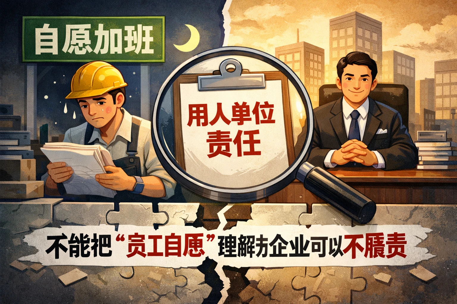 不能把“员工自愿”理解为企业可以不履责