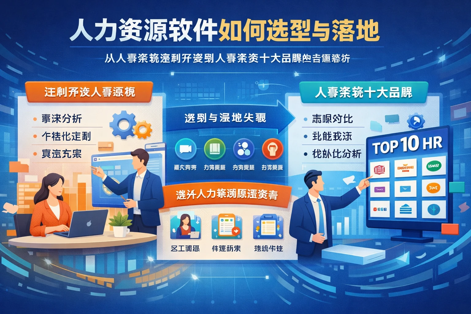 人力资源软件如何选型与落地:从人事系统定制开发到人事系统十大品牌的全面解析