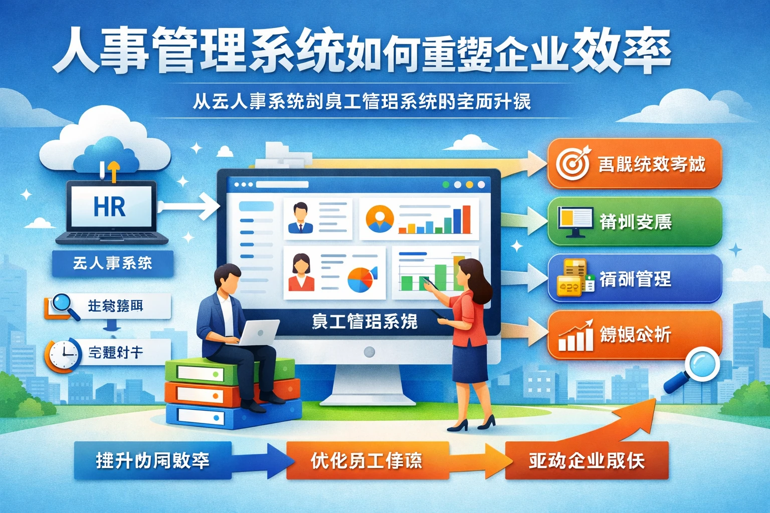 人事管理系统如何重塑企业效率:从云人事系统到员工管理系统的全面升级