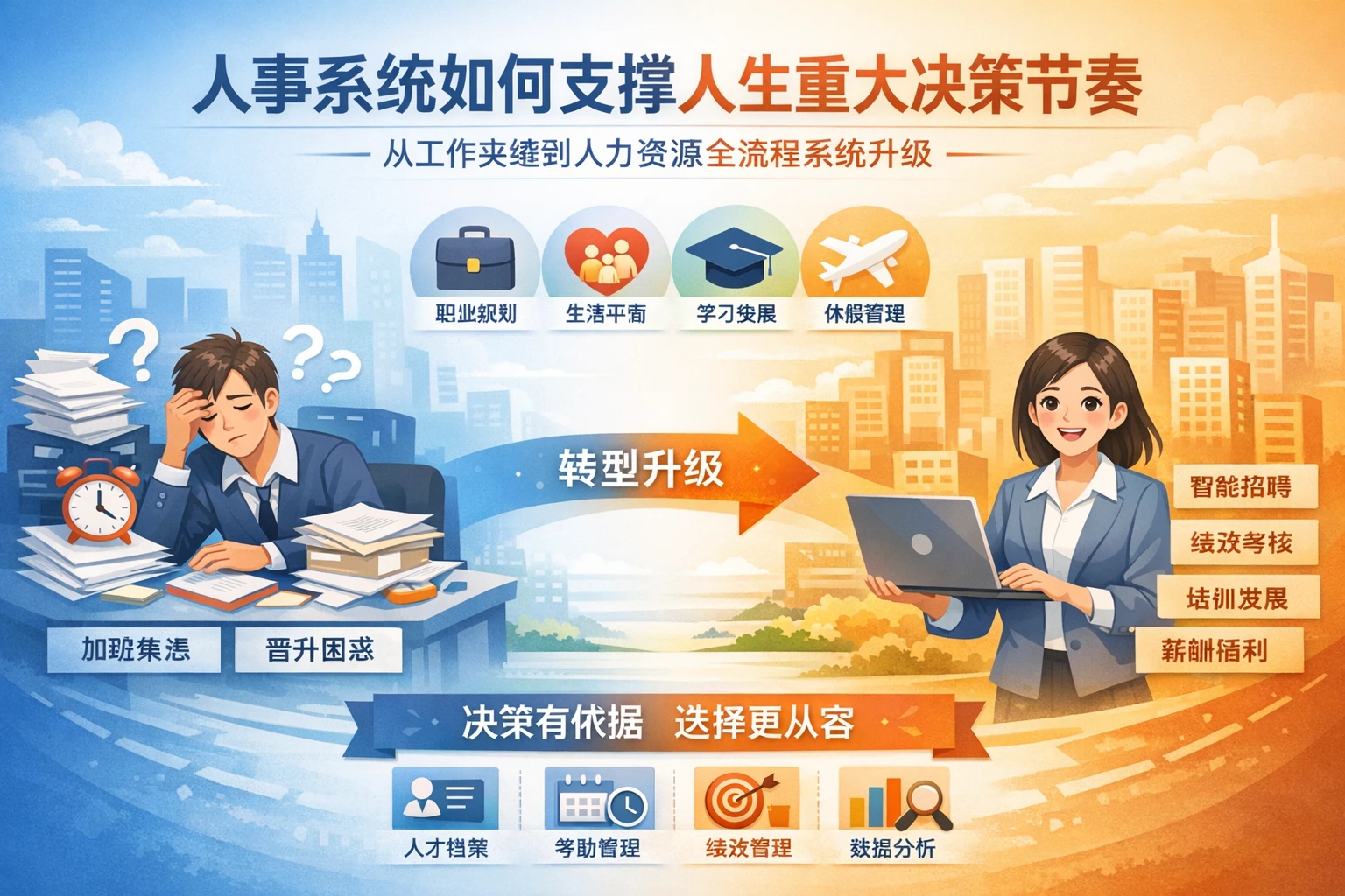 人事系统如何支撑人生重大决策节奏:从工作夹缝到人力资源全流程系统升级