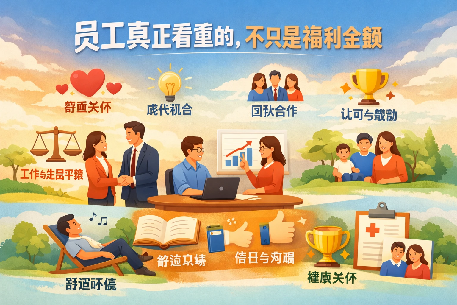 员工真正看重的，不只是福利金额