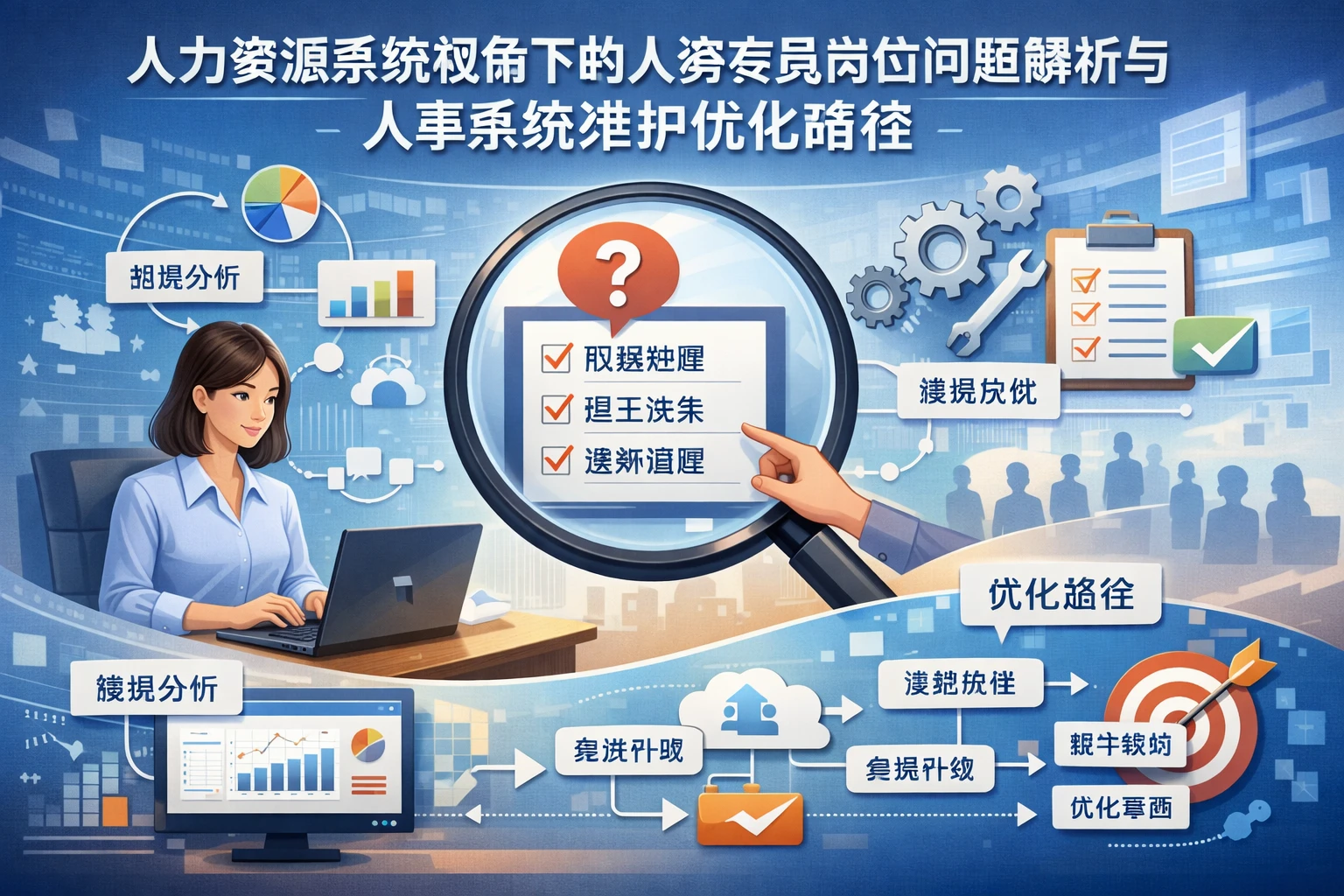 人力资源系统视角下的人资专员岗位问题解析与人事系统维护优化路径
