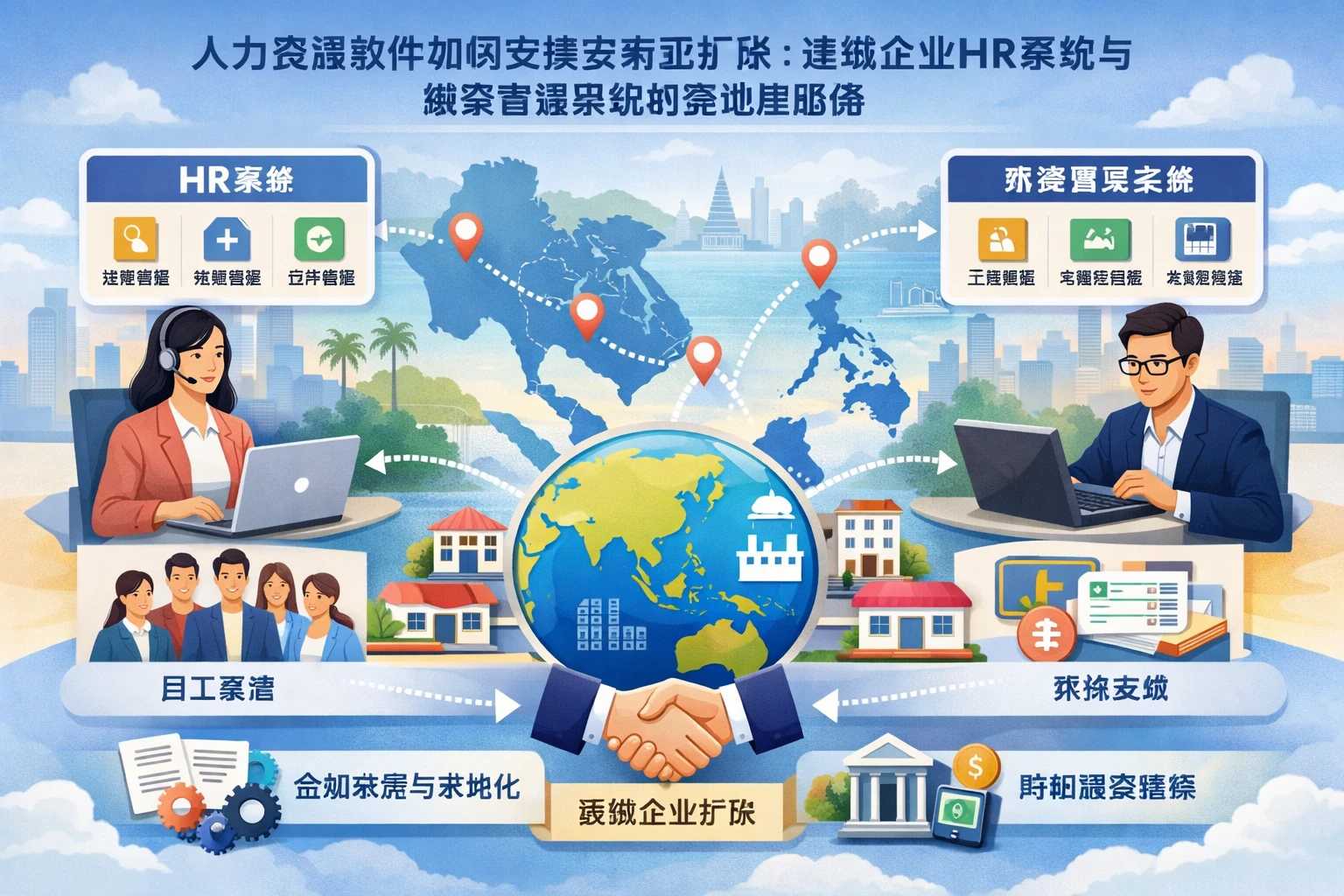 人力资源软件如何支撑东南亚扩张：连锁企业HR系统与薪资管理系统的落地思路