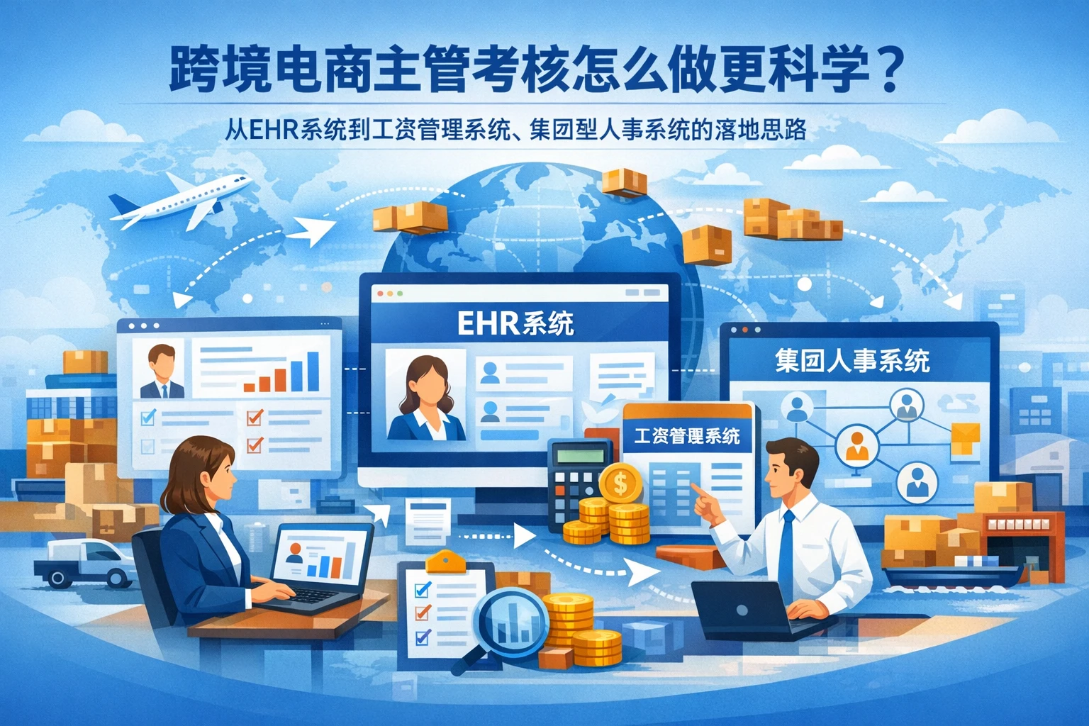 跨境电商主管考核怎么做更科学?从ehr系统到工资管理系统、集团型人事系统的落地思路