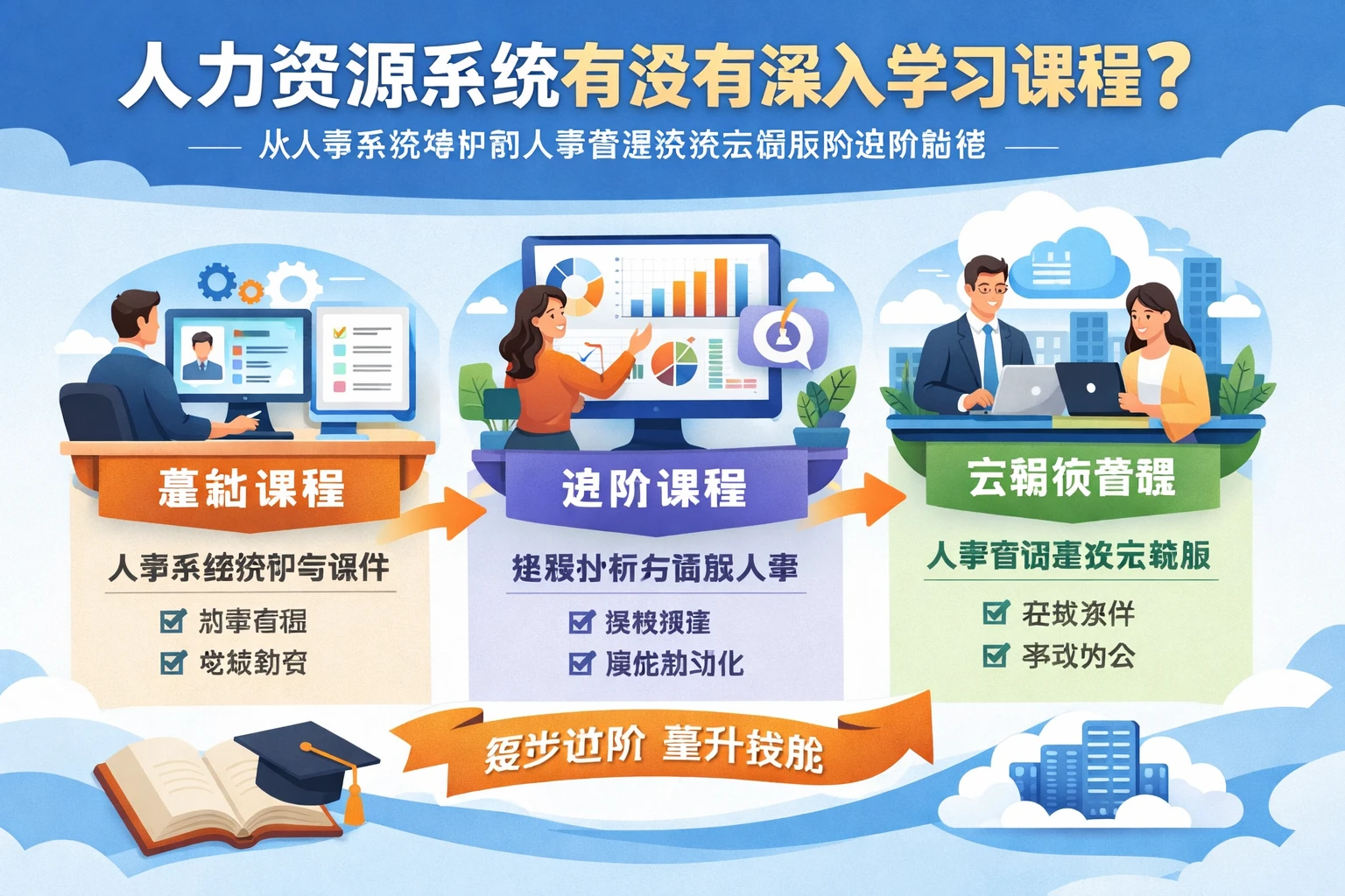 人力资源系统有没有深入学习课程？从人事系统维护到人事管理系统云端版的进阶路径