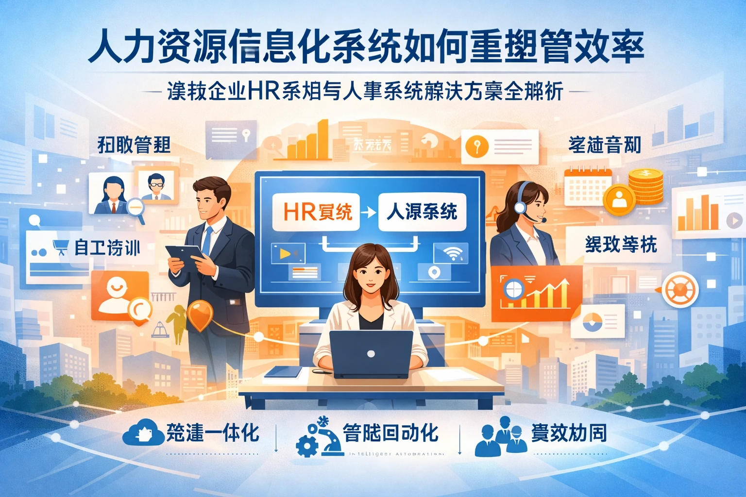 人力资源信息化系统如何重塑管理效率：连锁企业HR系统与人事系统解决方案全解析