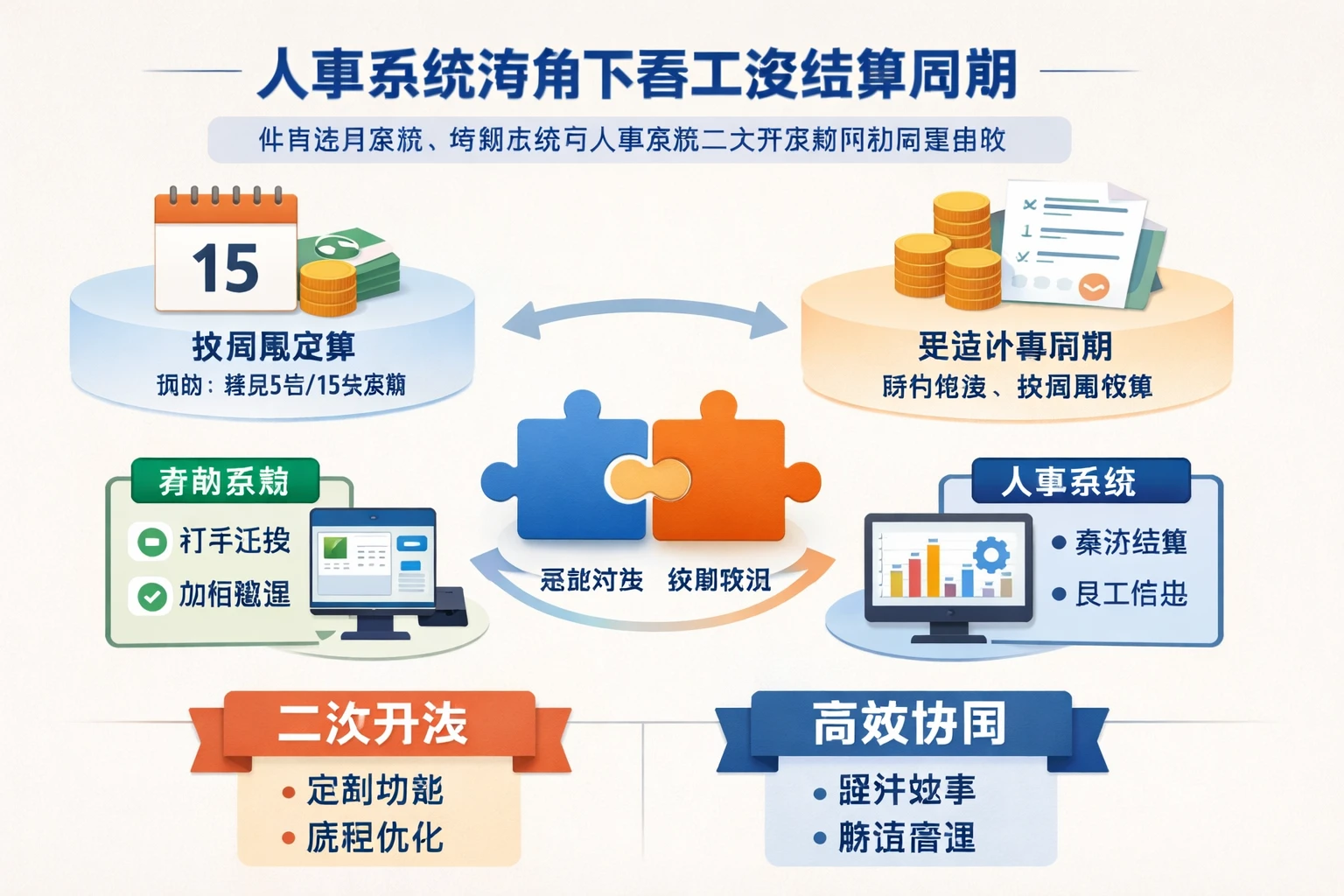 人事系统视角下看工资结算周期:非自然月发薪、考勤系统与人事系统二次开发如何协同更高效