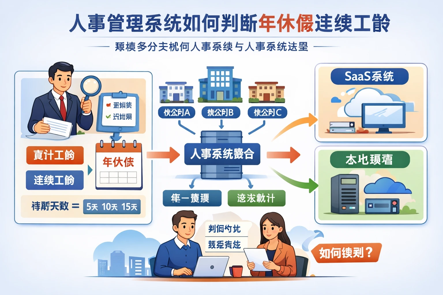 人事管理系统如何判断年休假连续工龄：兼谈多分支机构人事系统与人事系统选型