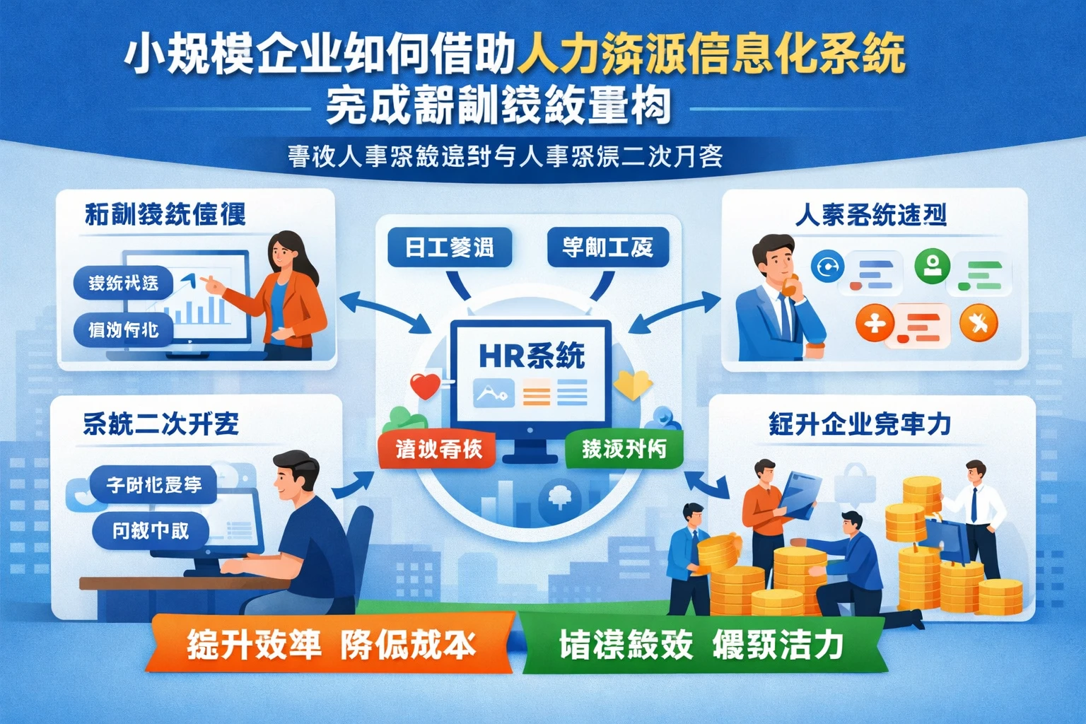 小规模企业如何借助人力资源信息化系统完成薪酬绩效重构：兼谈人事系统选型与人事系统二次开发