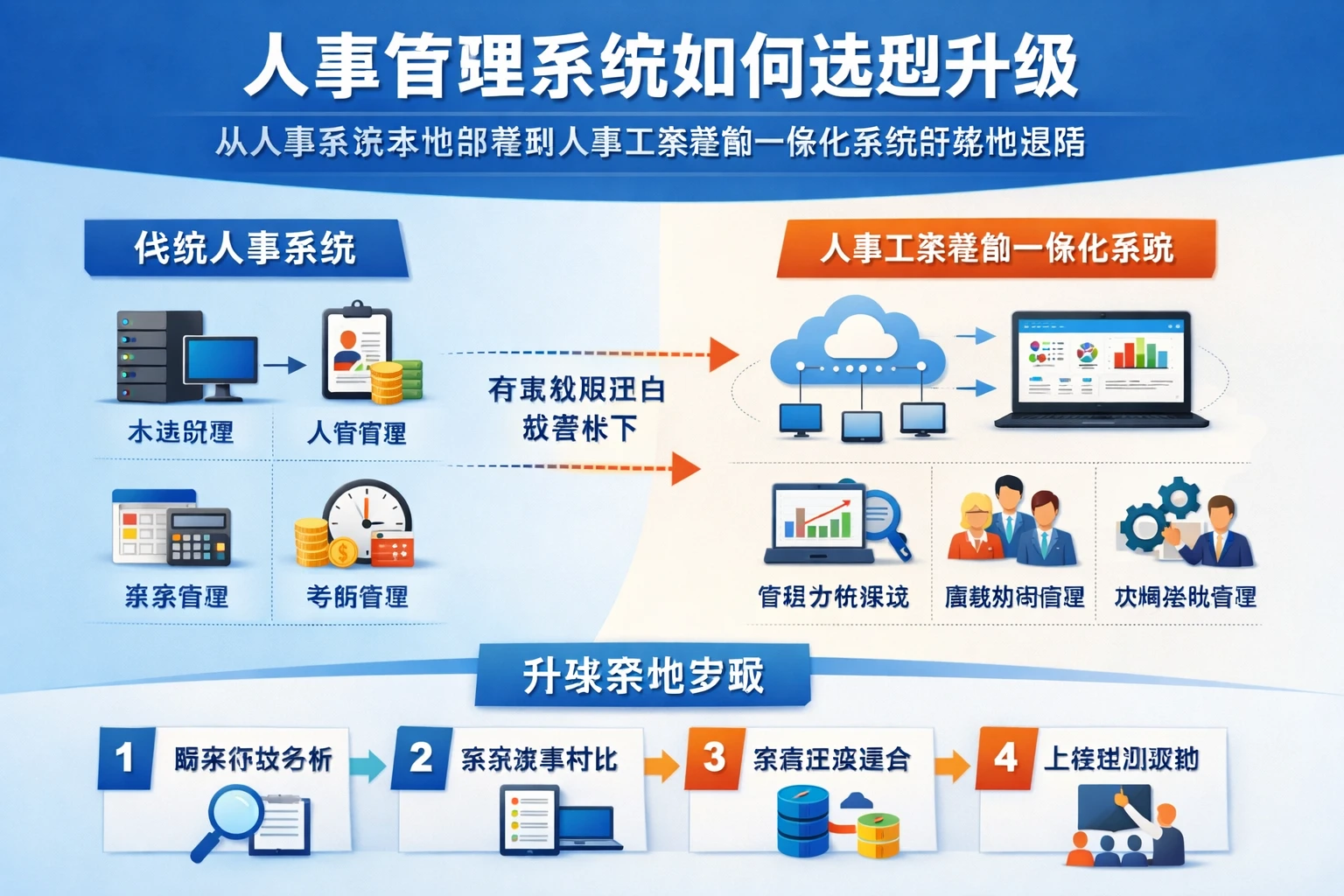 人事管理系统如何选型升级:从人事系统本地部署到人事工资考勤一体化系统的落地思路