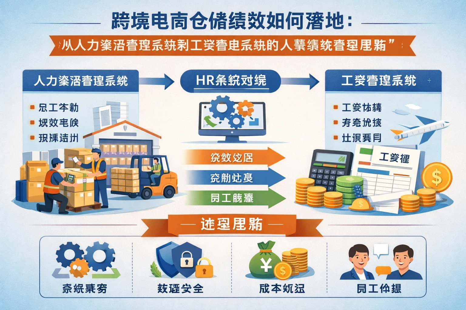 跨境电商仓储绩效如何落地：从人力资源管理系统到工资管理系统的人事系统选型思路