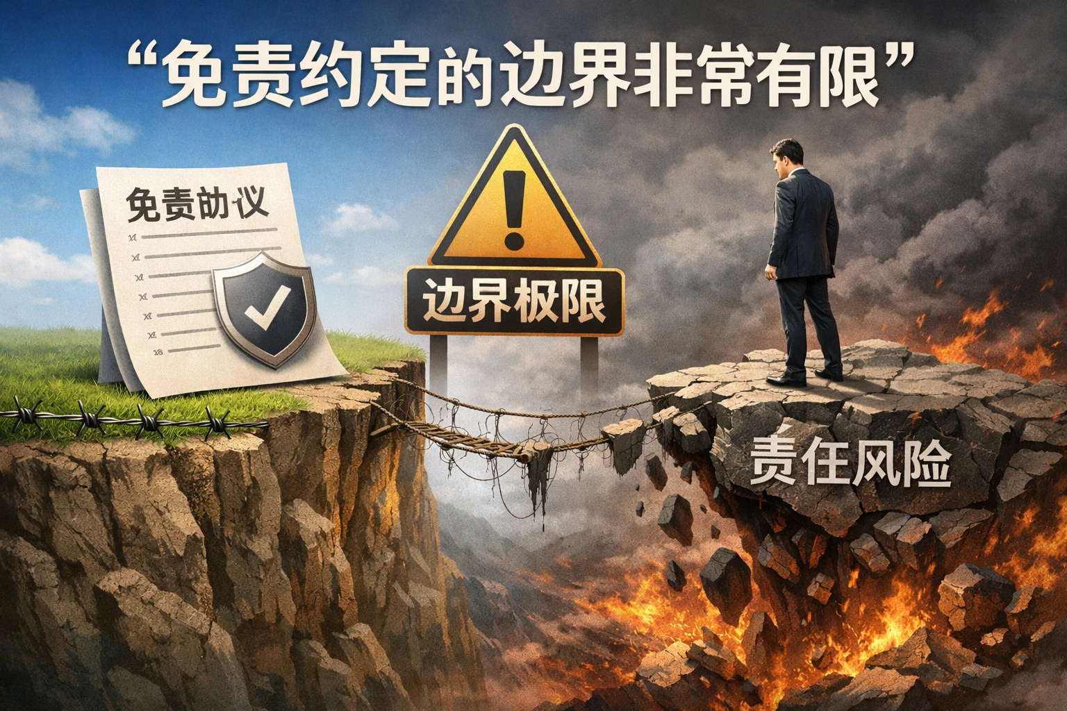 免责约定的边界非常有限