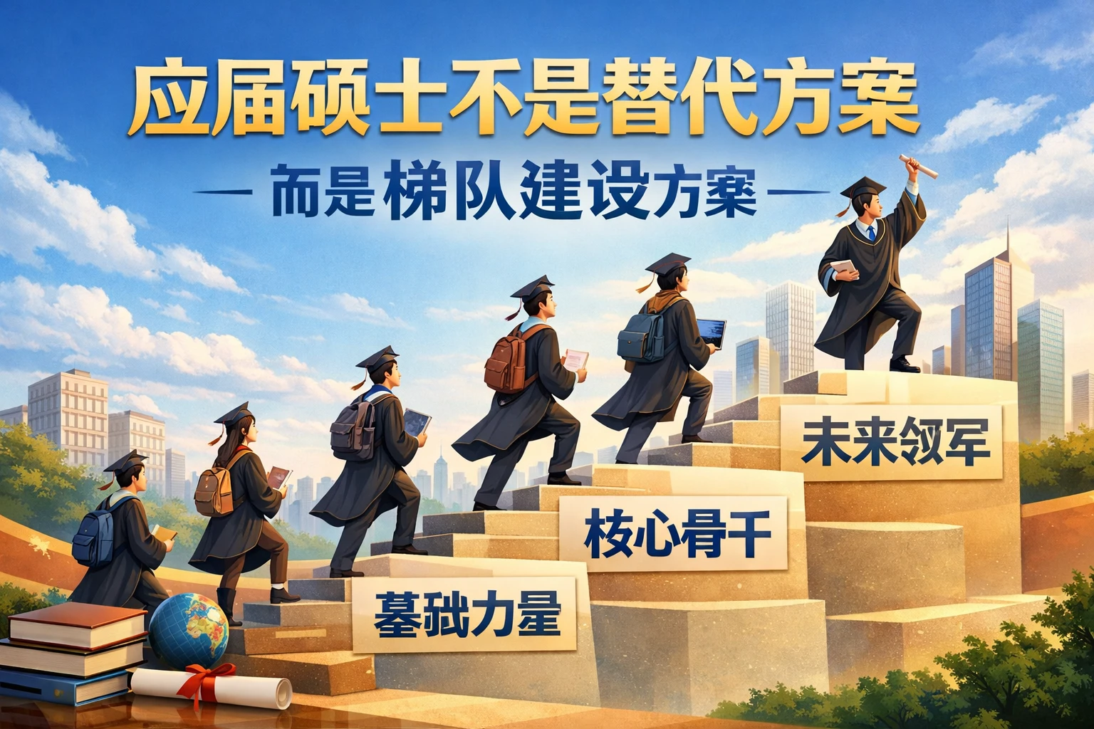 应届硕士不是替代方案，而是梯队建设方案