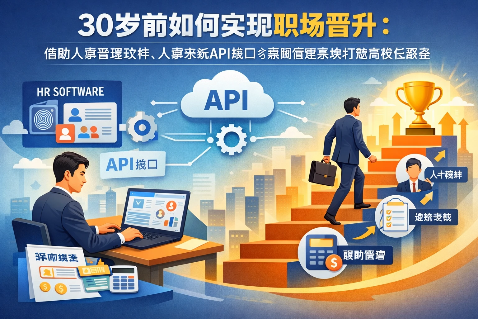 30岁前如何实现职场晋升：借助人事管理软件、人事系统API接口与薪酬管理系统打造高成长路径