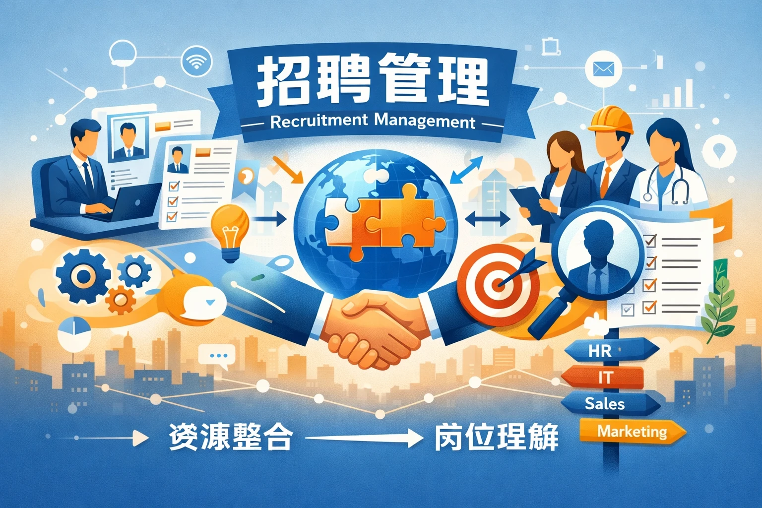 招聘管理，体现的是资源整合与岗位理解能力