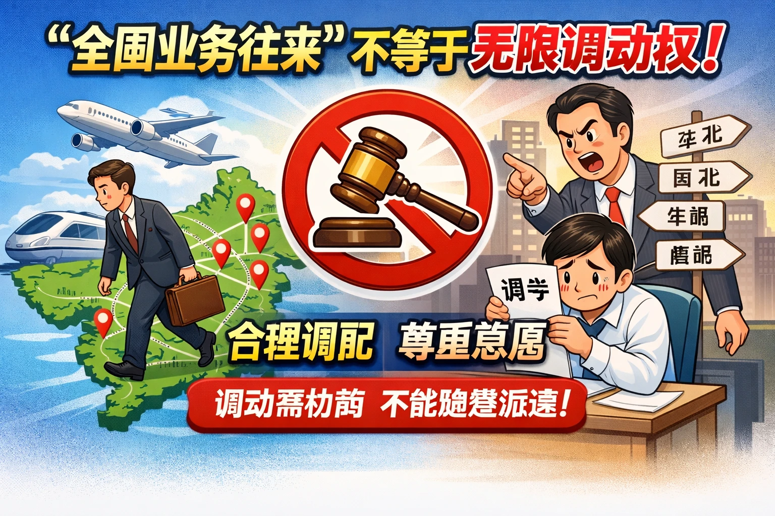 “全国业务往来”不等于无限调动权