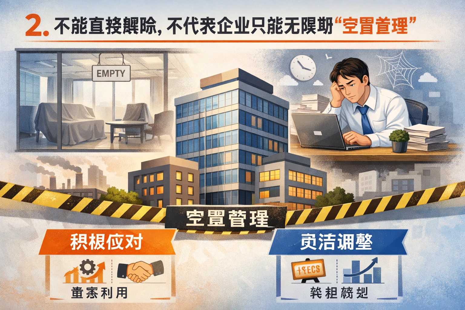 2. 不能直接解除,不代表企业只能无限期“空置管理”