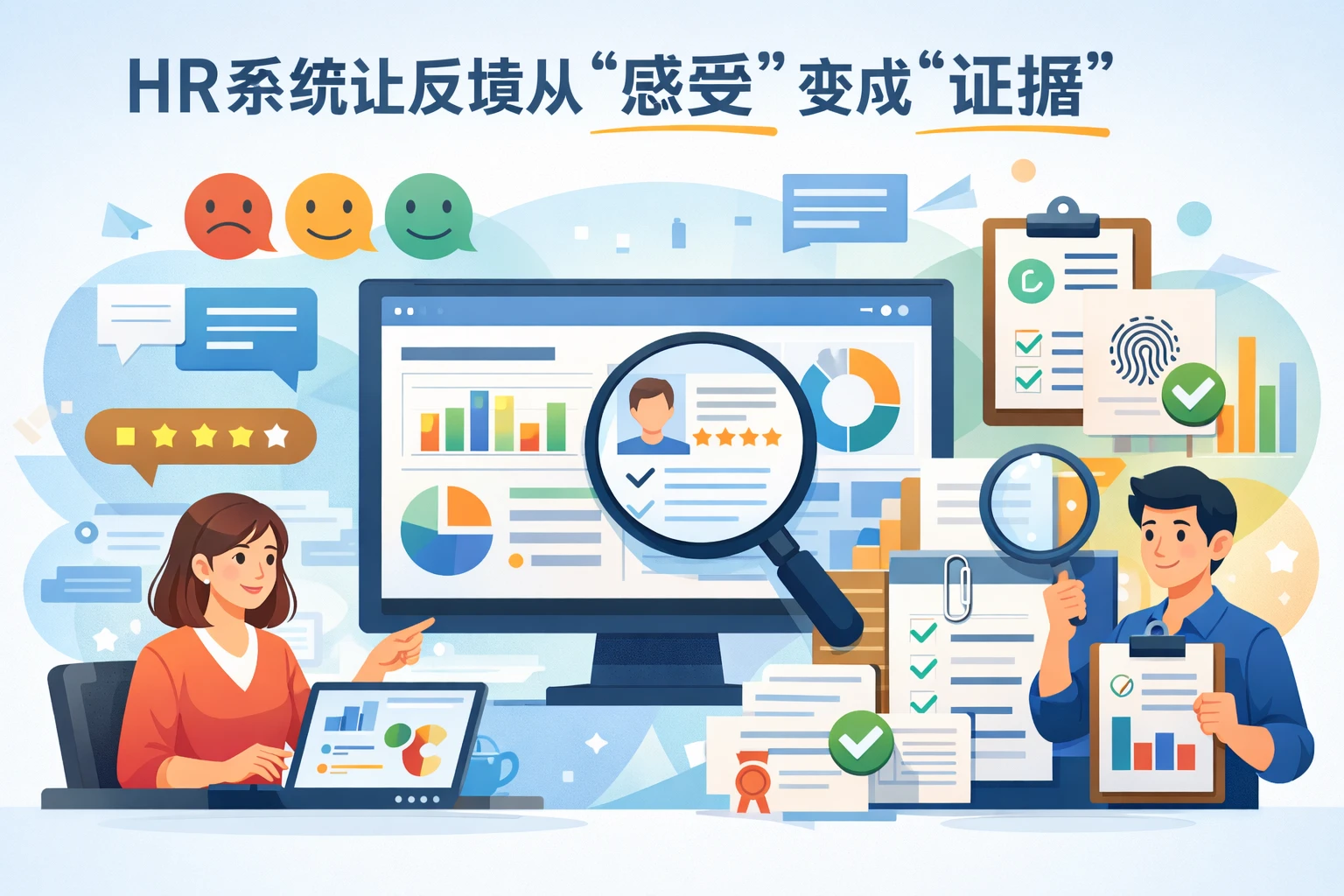 HR系统让反馈从“感受”变成“证据”