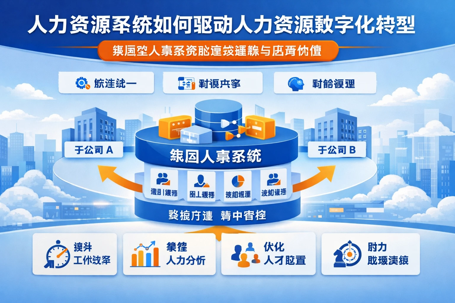人力资源系统如何驱动人力资源数字化转型：集团型人事系统的建设逻辑与应用价值