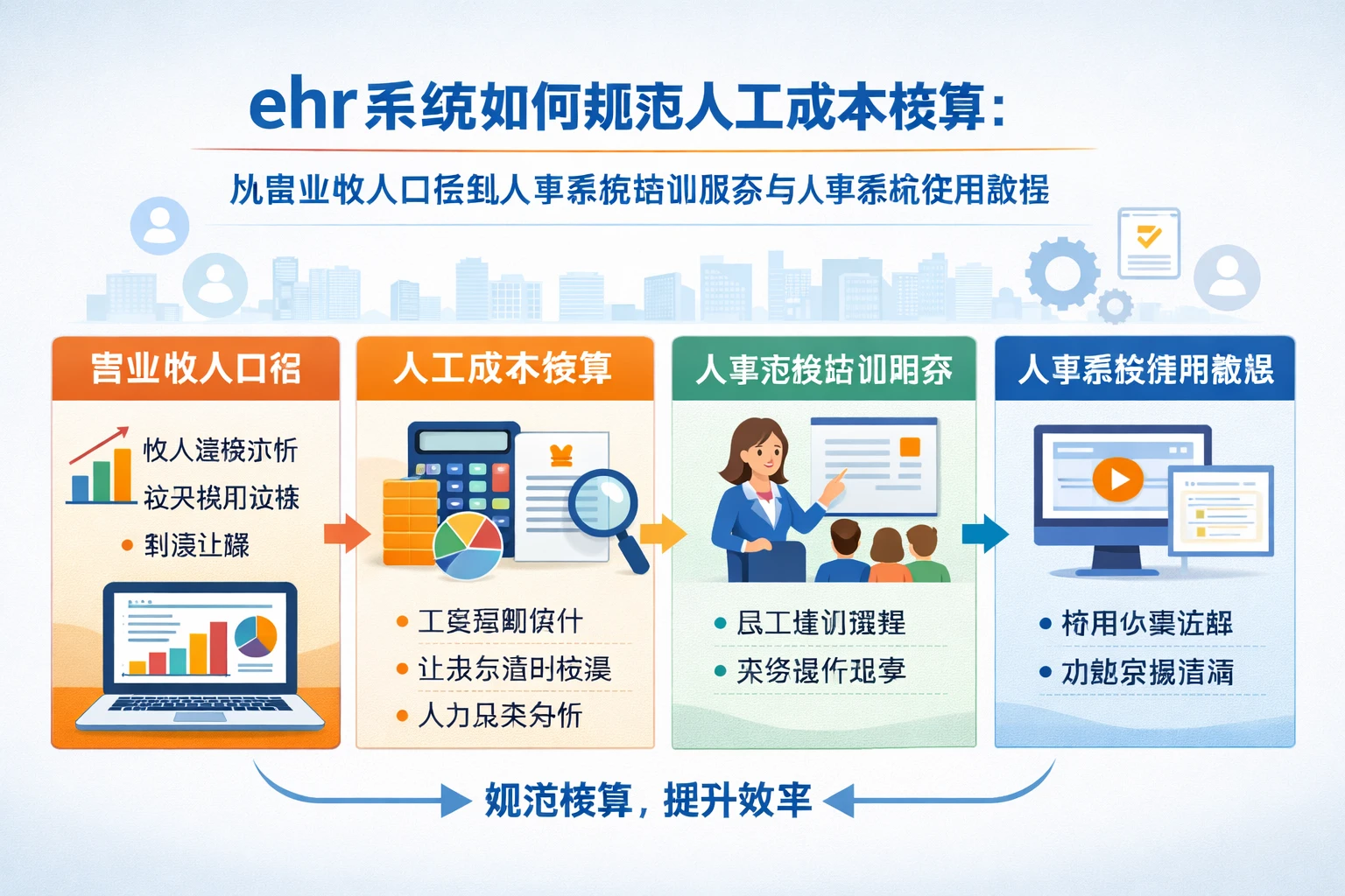ehr系统如何规范人工成本核算:从营业收入口径到人事系统培训服务与人事系统使用教程