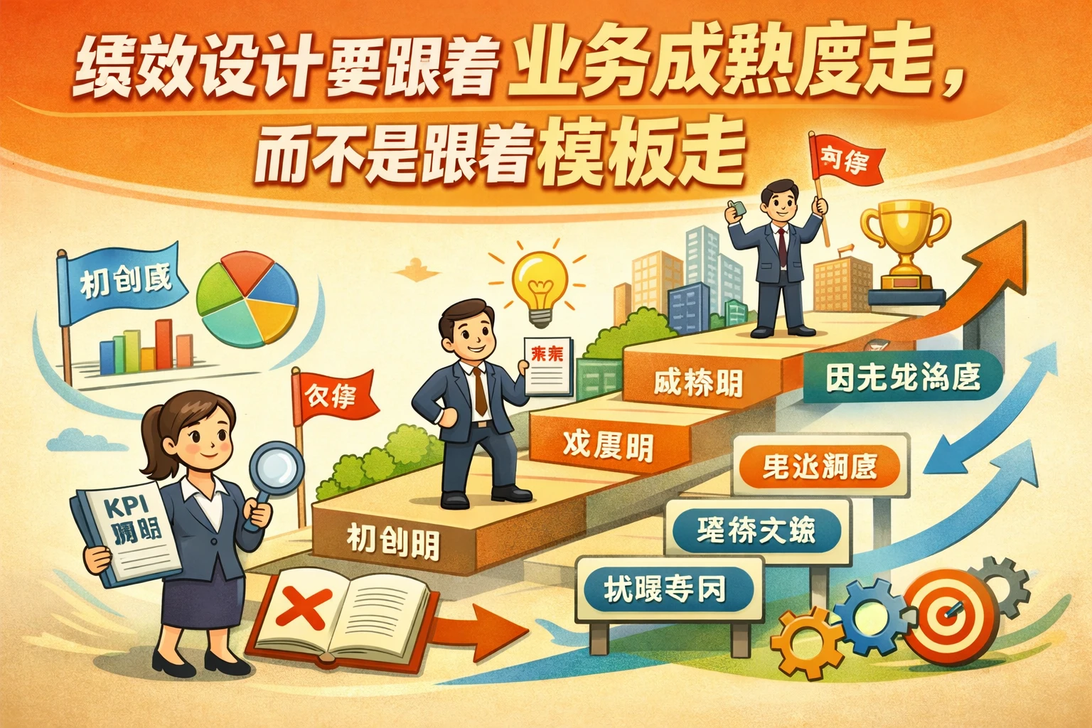 绩效设计要跟着业务成熟度走，而不是跟着模板走
