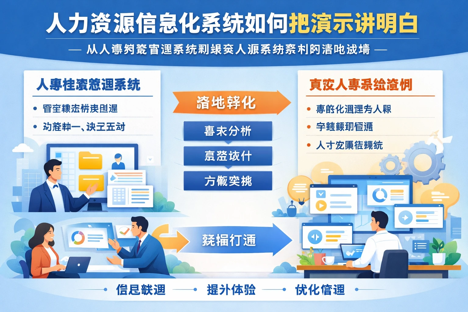 人力资源信息化系统如何把演示讲明白：从人事档案管理系统到真实人事系统案例的落地逻辑