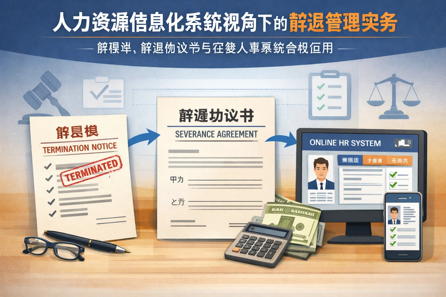 人力资源信息化系统视角下的辞退管理实务：解雇单、辞退协议书与在线人事系统合规应用