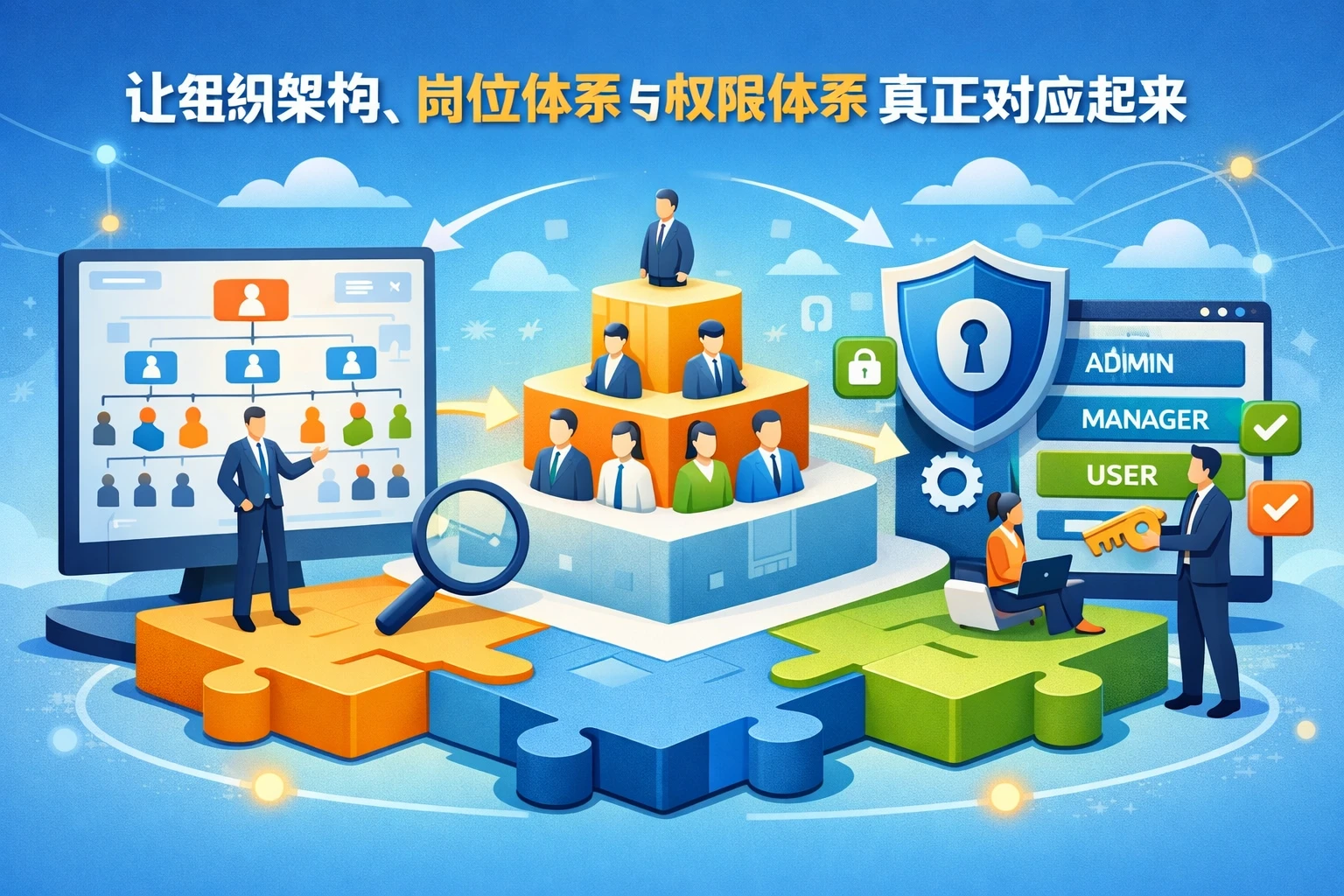 让组织架构、岗位体系与权限体系真正对应起来
