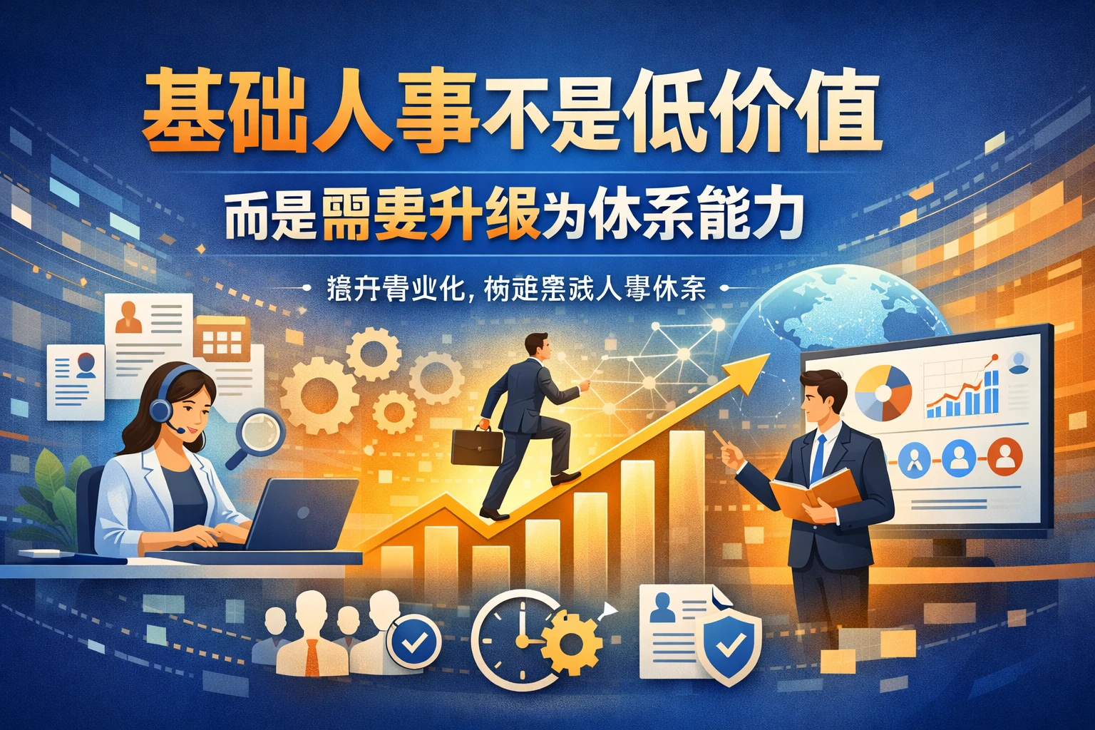 基础人事不是低价值,而是需要升级为体系能力