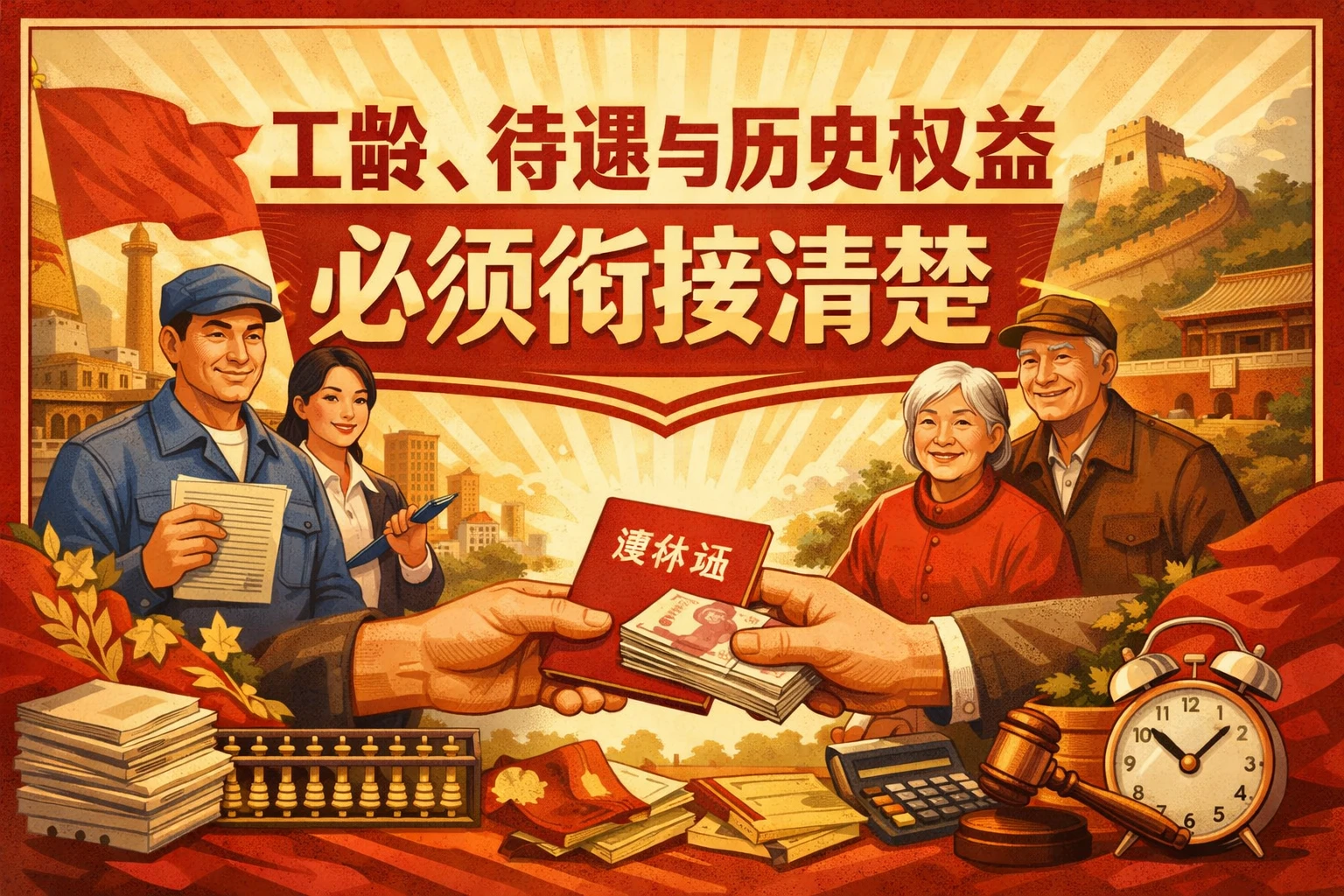 工龄、待遇与历史权益必须衔接清楚