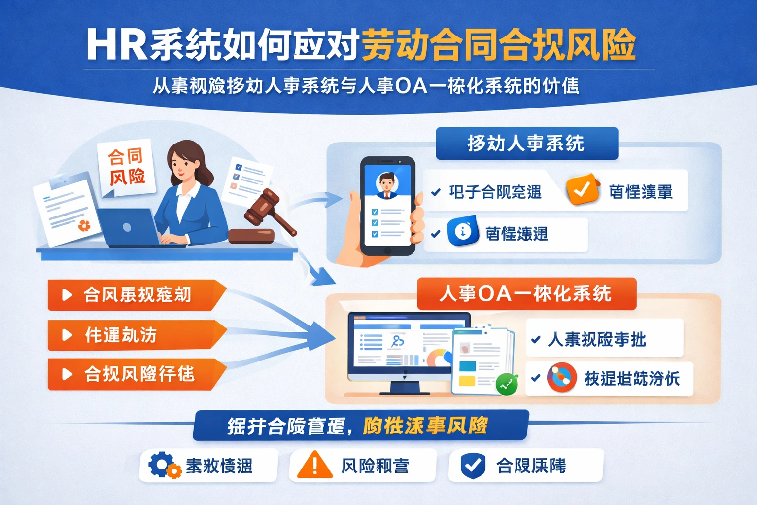 HR系统如何应对劳动合同合规风险：从案例看移动人事系统与人事OA一体化系统的价值