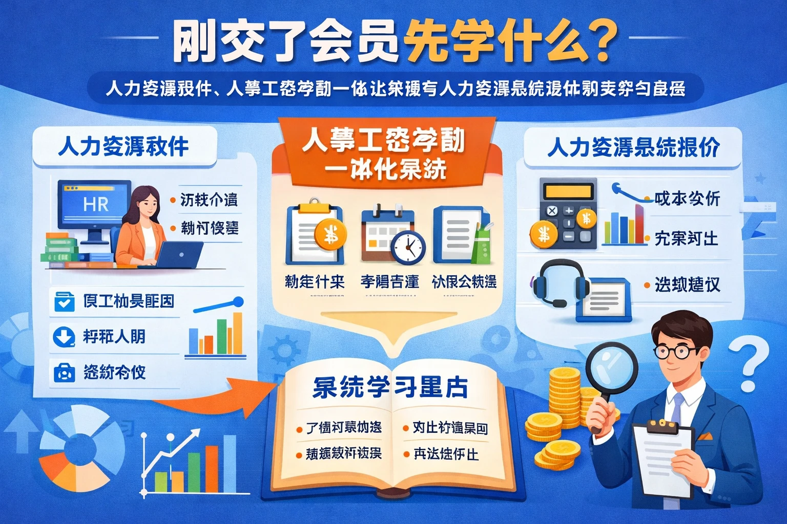 刚交了会员先学什么？围绕人力资源软件、人事工资考勤一体化系统与人力资源系统报价的系统学习指南