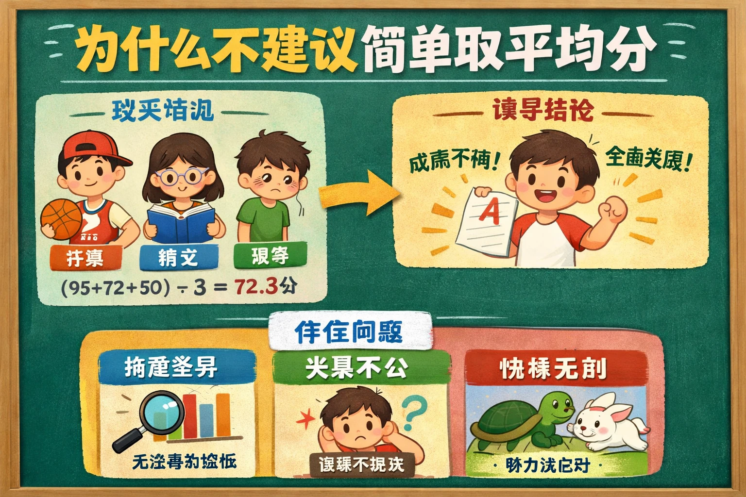 为什么不建议简单取平均分