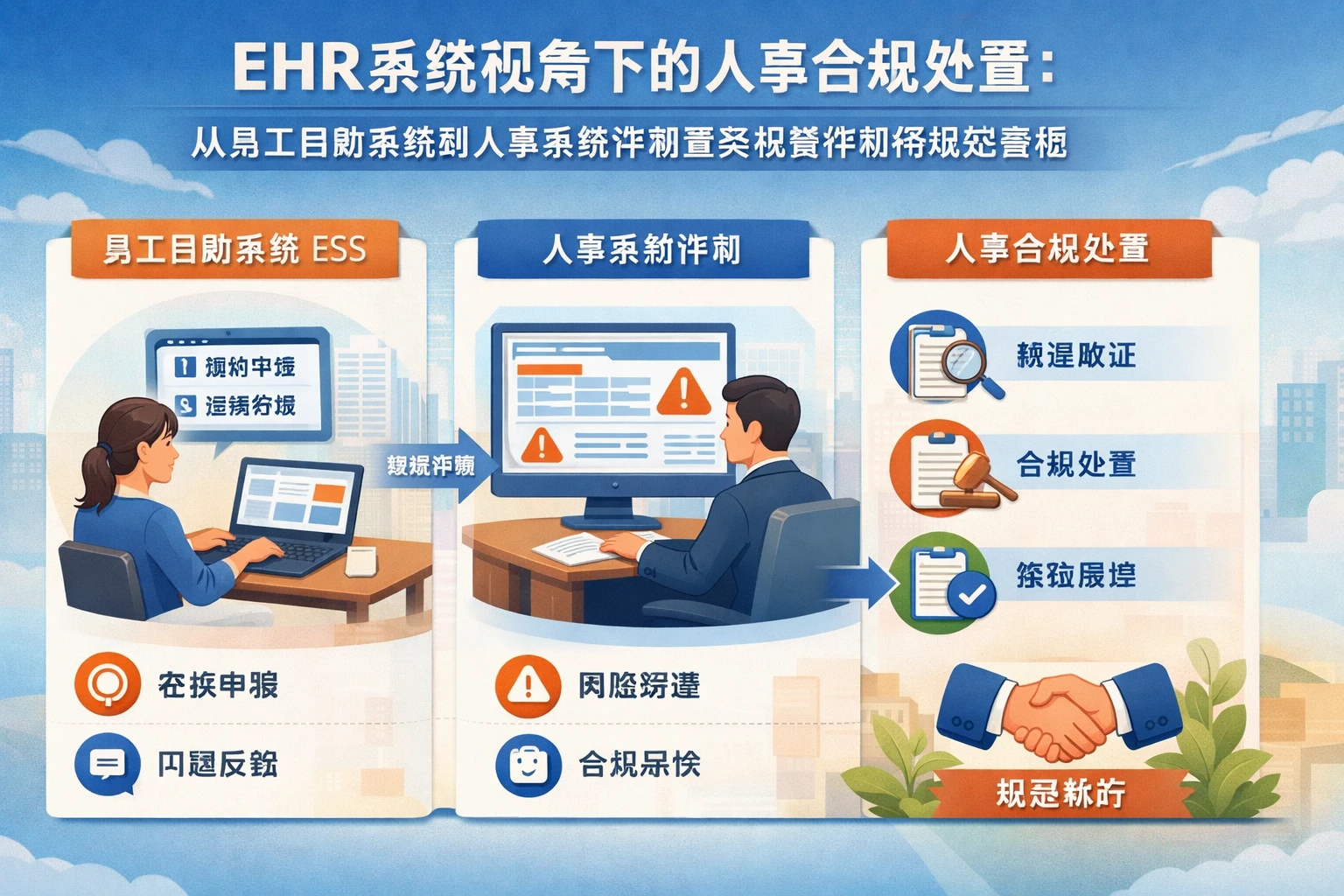 ehr系统视角下的人事合规处置：从员工自助系统到人事系统评测看类似事件如何规范落地