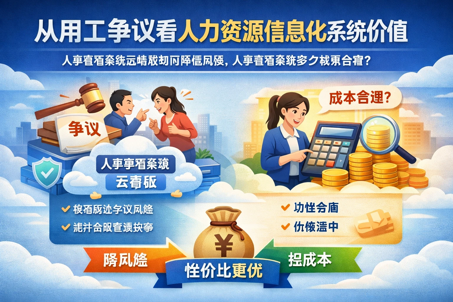 从用工争议看人力资源信息化系统价值：人事管理系统云端版如何降低风险，人事管理系统多少钱更合理