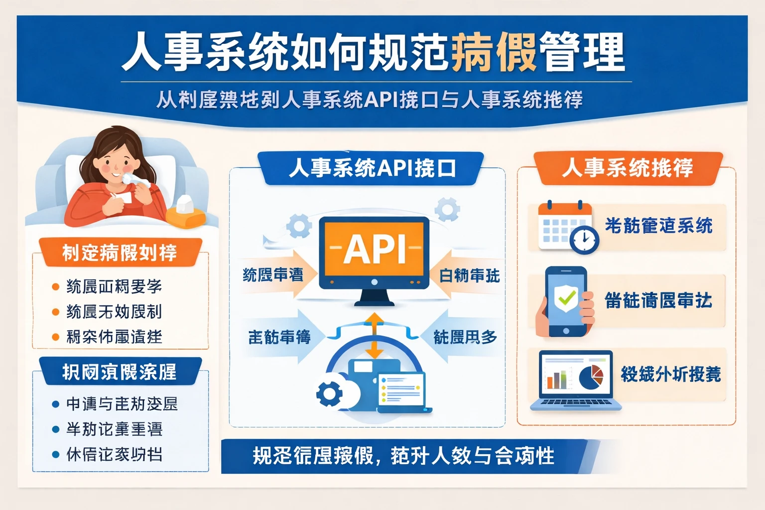 人事系统如何规范病假管理：从制度落地到人事系统API接口与人事系统推荐