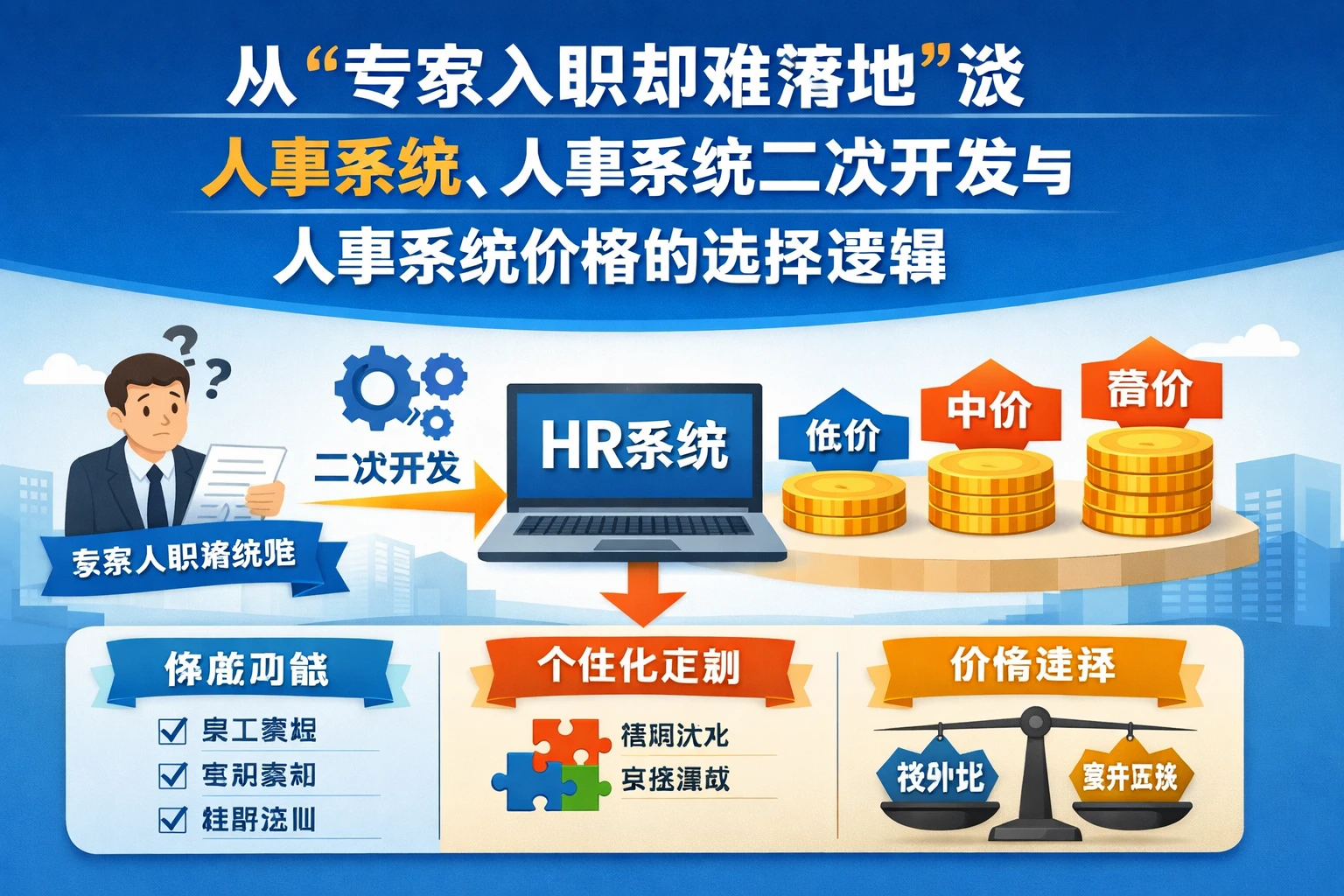 从“专家入职却难落地”谈人事系统、人事系统二次开发与人事系统价格的选择逻辑