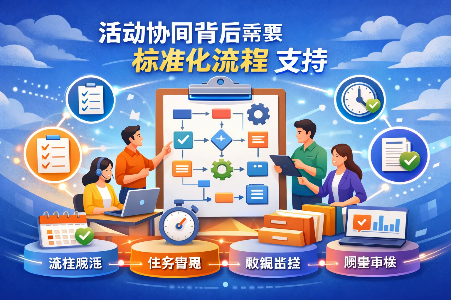 活动协同背后需要标准化流程支持