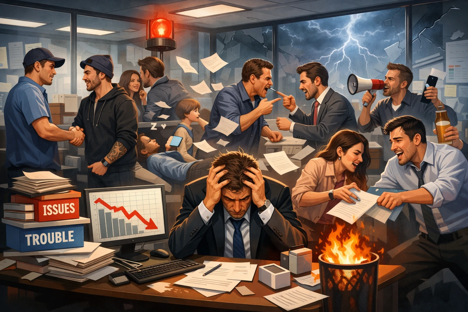 部门自行找人，导致公司承担内部管理失控后果