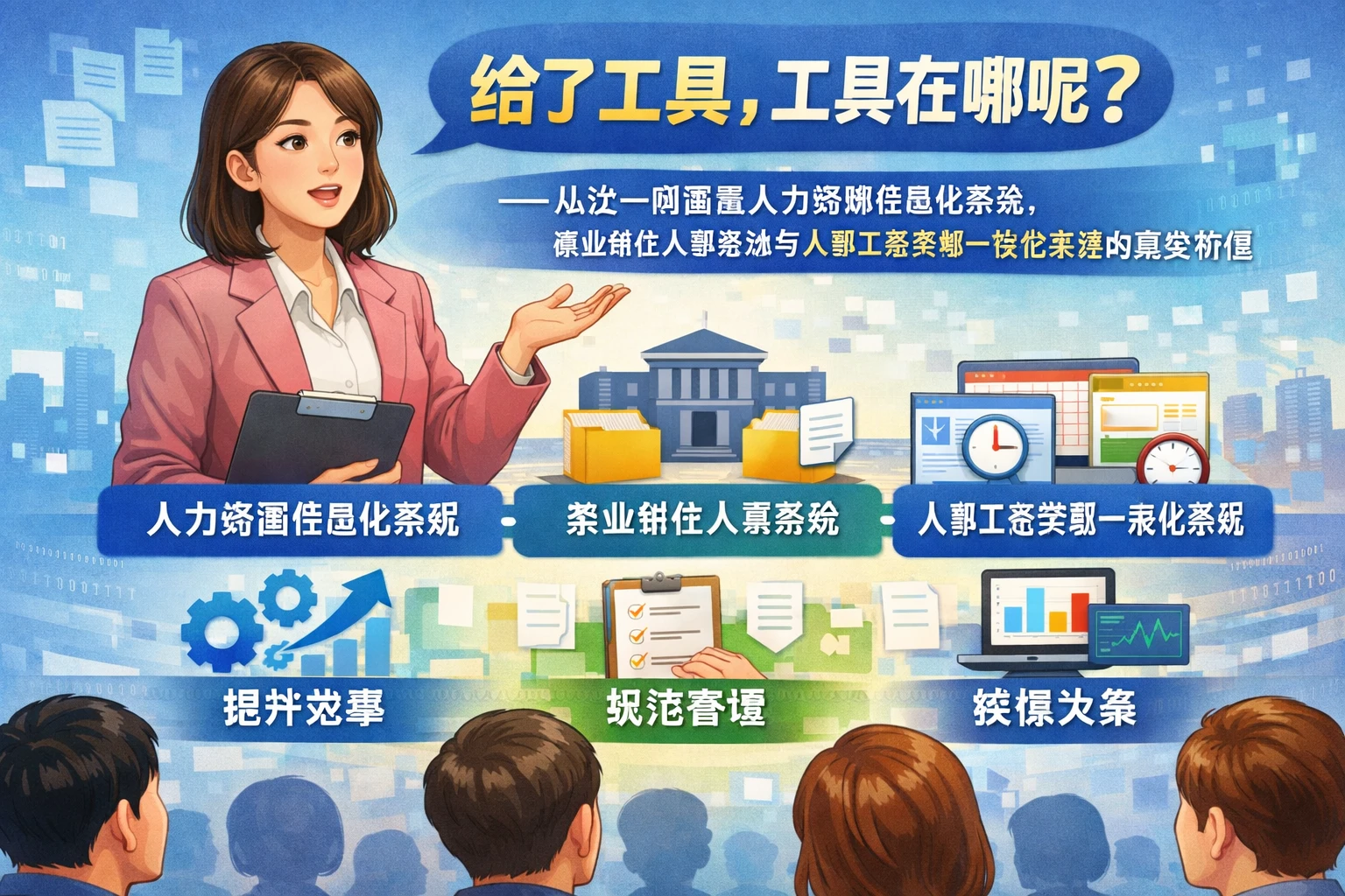 课程老师说“给了工具，工具在哪呢？”——从这一问题看人力资源信息化系统、事业单位人事系统与人事工资考勤一体化系统的真实价值